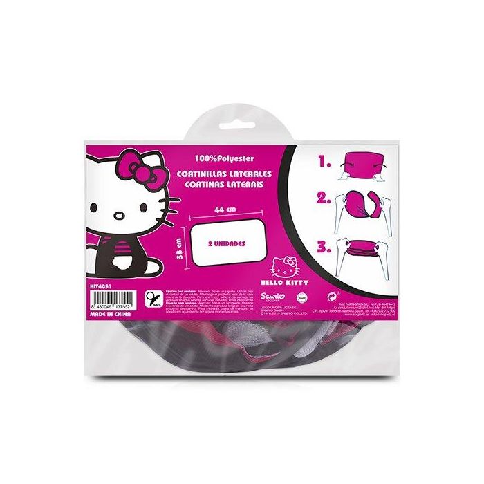 Hello Kitty Cortinillas Coche Star KIT4051 Accesorio de Buena Calidad 2