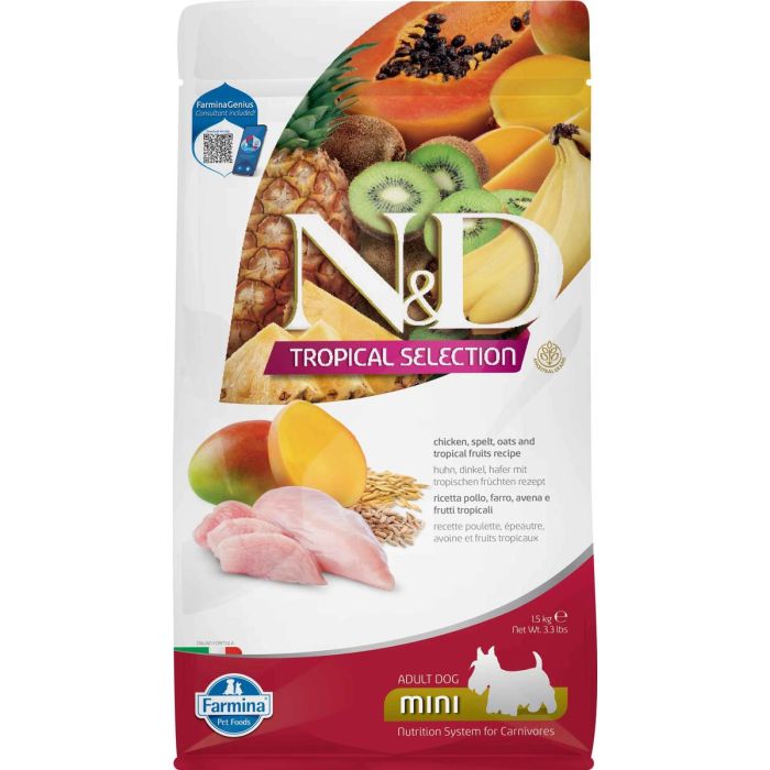 Farmina N&D Tropical Dog Mini Pollo 1,5 kg