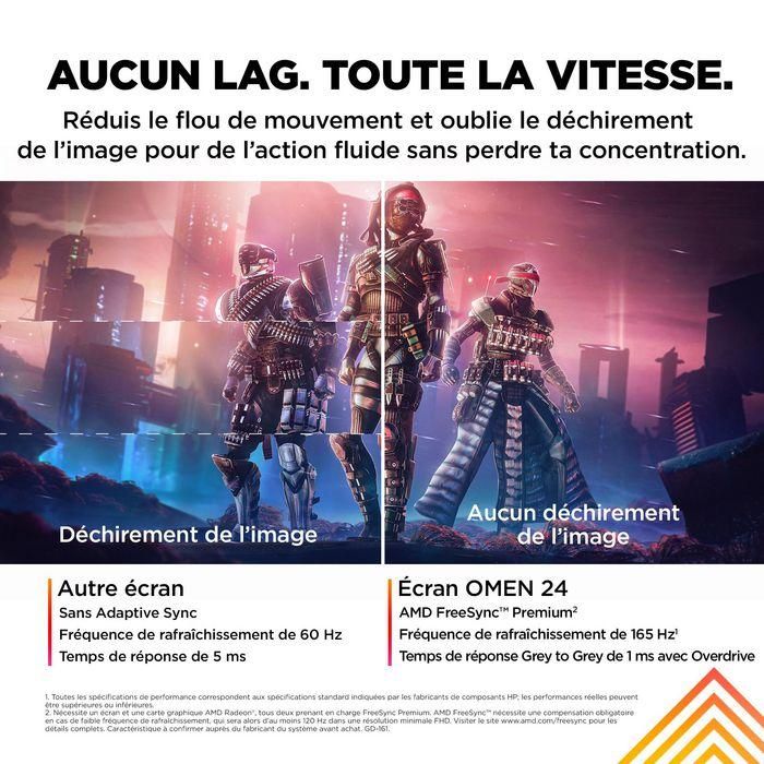 HP OMEN by HP 23.8 inch FHD 165Hz Gaming Monitor - OMEN 24 10 HP OMEN by HP 23.8 inch FHD 165Hz Gaming Monitor - OMEN 24 10