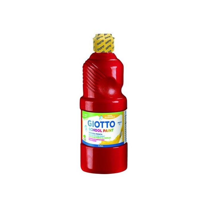 Giotto Témpera Escolar Lavable Rojo Bermellón 500 mL