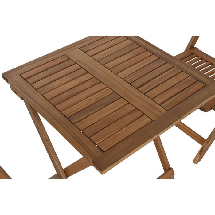 Mesa Terraza Y Jardin DKD Home Decor Marron 60 x 74 x 60 cm Set de 3 4 Mesa Terraza Y Jardin DKD Home Decor Marron 60 x 74 x 60 cm Set de 3 4