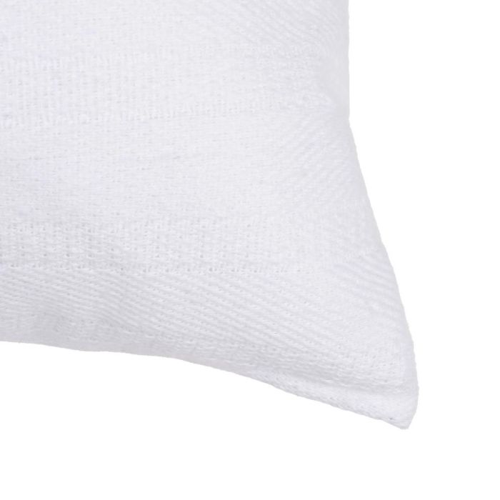 Cojín Blanco Algodón-Poliéster 70 X 50 cm