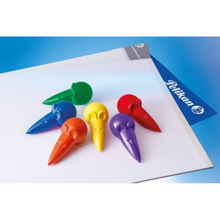 Pelikan Wachsmalmäuse farbig sortiert 6er Blister 1