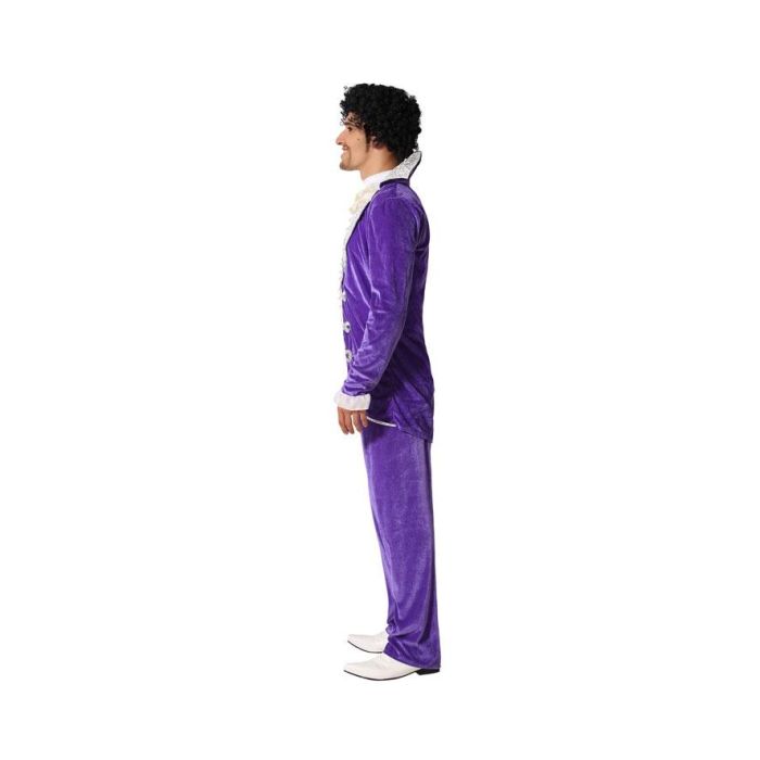 Disfraz Estrella Rock Morado Adulto XL 1