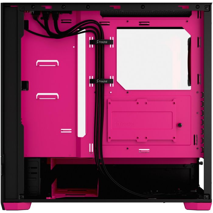 Fractal Design Pop Air RGB Magenta Core TG Clear Tint Torre PC ATX Micro ATX Mini-ITX con Ventana Lateral y Iluminación RGB 4