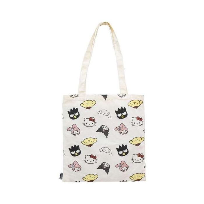 CERDÁ Bolsa Shopping Hello Kitty and Friends - Tote Bag de Poliéster y Algodón 38x40x4cm 1