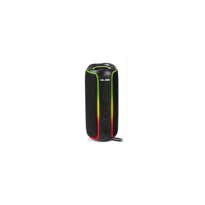 Altavoz Bluetooth Elbe ALT-N12-TWS 20W, Negro, IPX6, Luces LED, TWS para Sonido Estéreo Altavoz Bluetooth Elbe ALT-N12-TWS 20W, Negro, IPX6, Luces LED, TWS para Sonido Estéreo