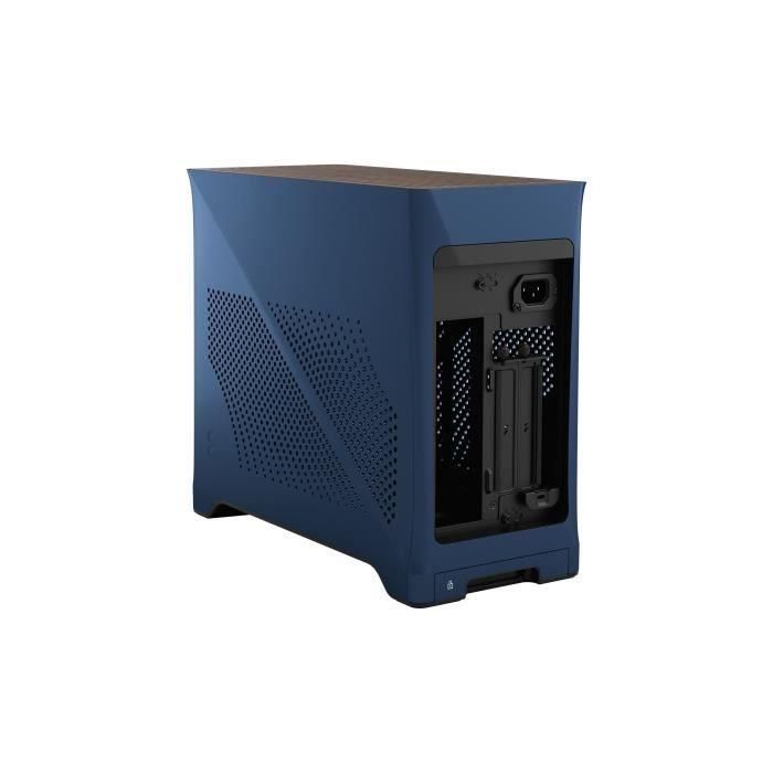 Fractal Design FRA7340172705840 Caja PC Era 2 Midnight Blue, m-ITX, 2 ventiladores 120mm, USB 3.1 Tipo C, tarjeta elevadora PCIe 4.0 5