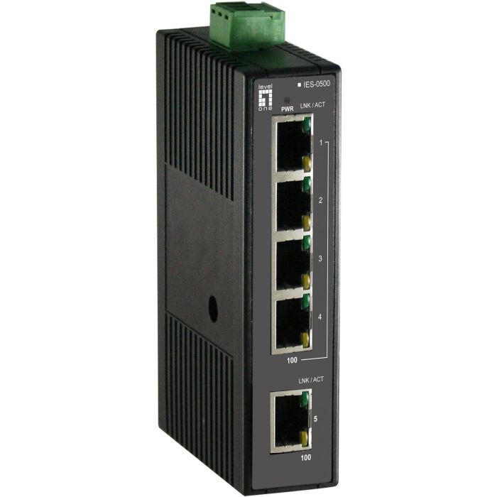 Level One IES-0500 Switch industrial 5 puertos Fast Ethernet