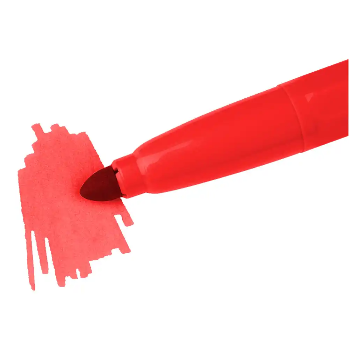 Liderpapel Rotulador Jumbo Caja 24 Unidades Colores Surtidos Punta Gruesa Tinta Lavable 6