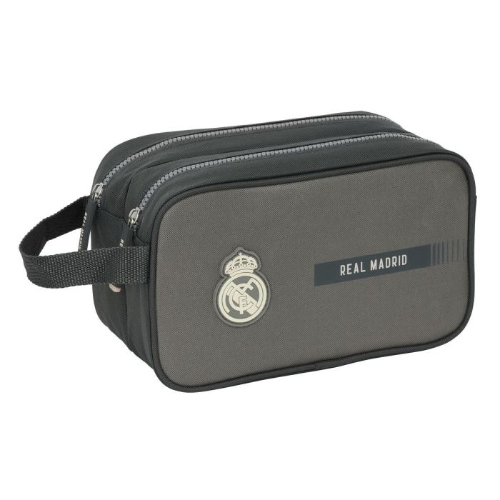 Neceser de Viaje Real Madrid C.F. Gris Deportivo 26 x 15 x 12.5 cm