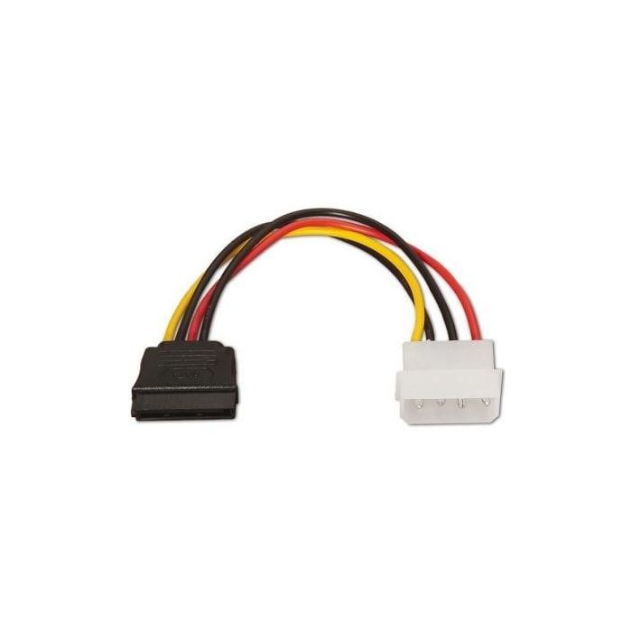 Cable Alimentación SATA Aisens A131-0158/ Molex 4 PIN Macho - SATA Hembra/ Hasta 54W/ 16cm Cable Alimentación SATA Aisens A131-0158/ Molex 4 PIN Macho - SATA Hembra/ Hasta 54W/ 16cm