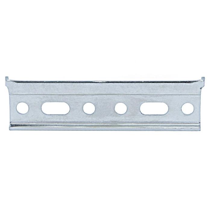 CAMAR Placa Sujeción Pared Sistema Pannello con Freno y Topes Antidescolgamiento 100x26 mm Hierro Zincado