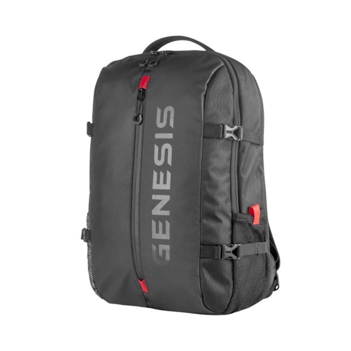 GENESIS Pallad 410 Mochila para Portátil 15.6" Universal, Impermeable, Poliéster 1680D, Senderismo Urbano Negro