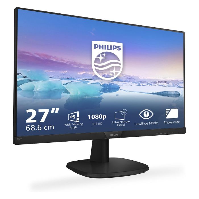 Philips Monitor 273V7QJAB 27 pulgadas Full HD IPS HDMI VGA DisplayPort Altavoces Negro 8