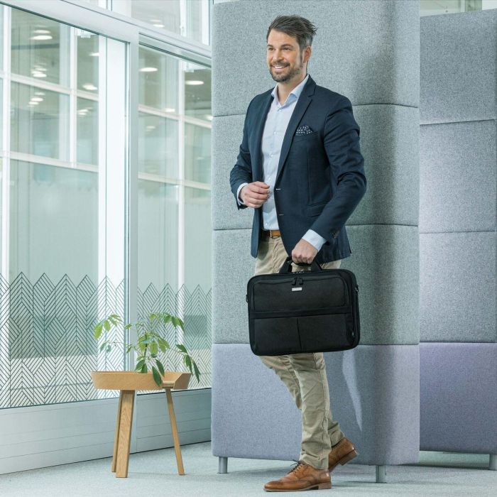 Maletín para Portátil Dicota D31439-RPET Negro 15,6'' 6 Maletín para Portátil Dicota D31439-RPET Negro 15,6'' 6