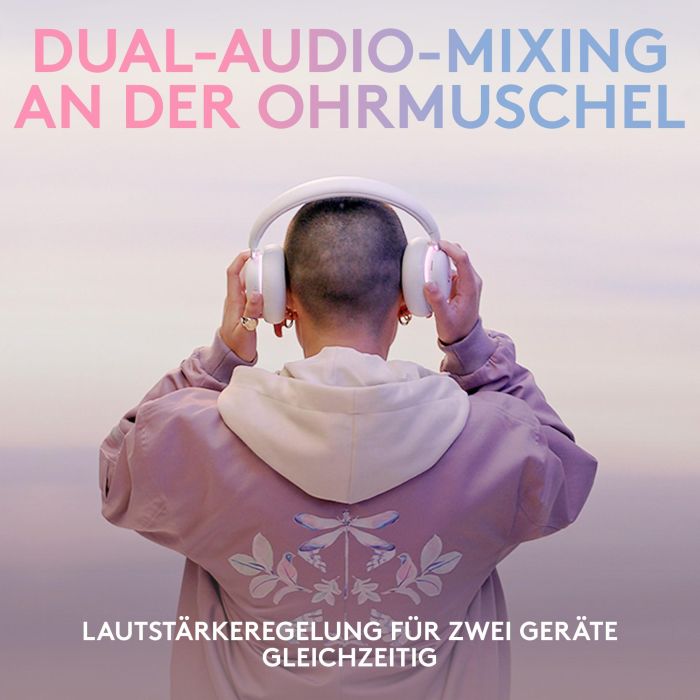 Logitech G G735 Auriculares Inalámbricos LIGHTSPEED/Bluetooth para Gaming, Diadema, Micrófono Extraíble, Blanco Mist 13