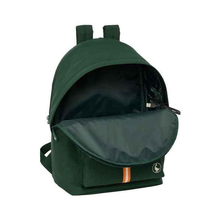 Mochila doble para portatil 15,6"+usb el ganso basics "green" 31x44x18 cm 3 Mochila doble para portatil 15,6"+usb el ganso basics "green" 31x44x18 cm 3
