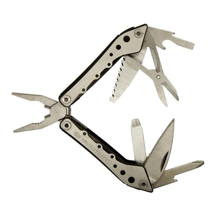 True Multiherramienta 10 en 1 de Acero Inoxidable con Tijeras, Cuchillo y Alicates 5