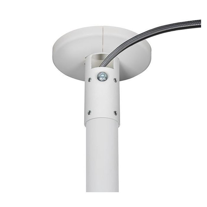 B-Tech CCTV Ceiling Mount with Tilt Adjustment, For A Tilted Flat Screen & Dome Camera, 1036mm, white 1 B-Tech CCTV Ceiling Mount with Tilt Adjustment, For A Tilted Flat Screen & Dome Camera, 1036mm, white 1
