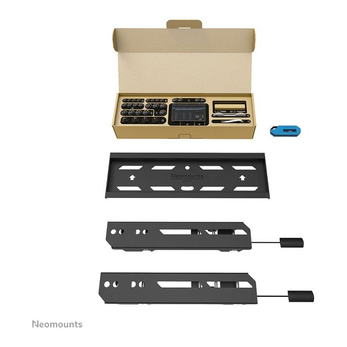 Neomounts Soporte de Pared Fijo para TV WL30S-850BL12, Pantallas de 24-65", Máx. 40 kg, VESA 50x50-200x200, Ajuste de Nivel, Bloqueable, Instalación Rápida - Negro 3