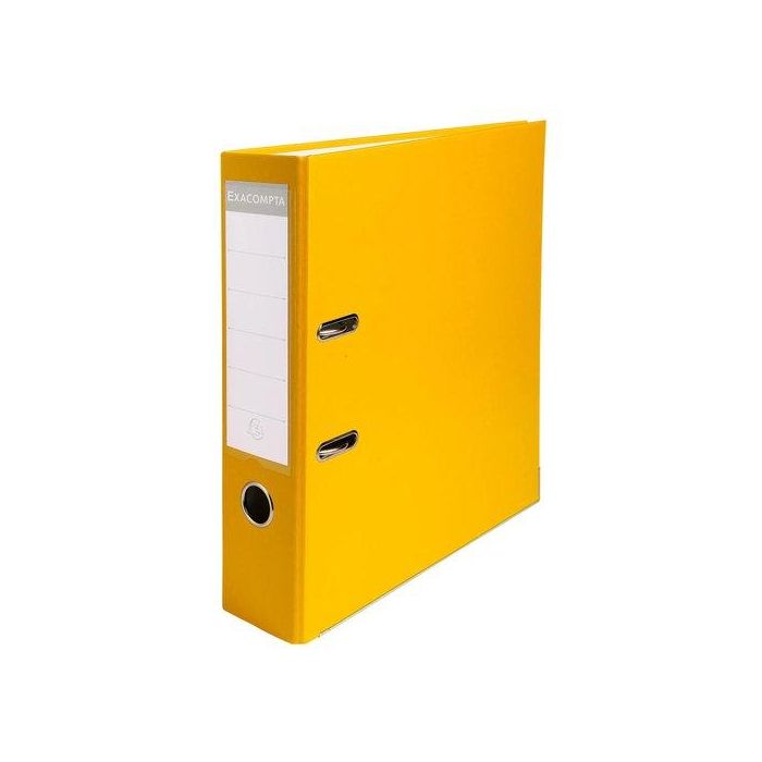 Archivador Palanca Exacompta Forrado Pp Rado A4 80Mm Amarillo Archivador Palanca Exacompta Forrado Pp Rado A4 80Mm Amarillo