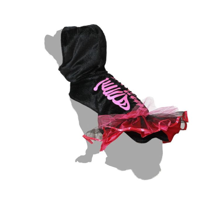 Disfraz Mascota Esqueleto Rosa Talla S Halloween Polyester 2