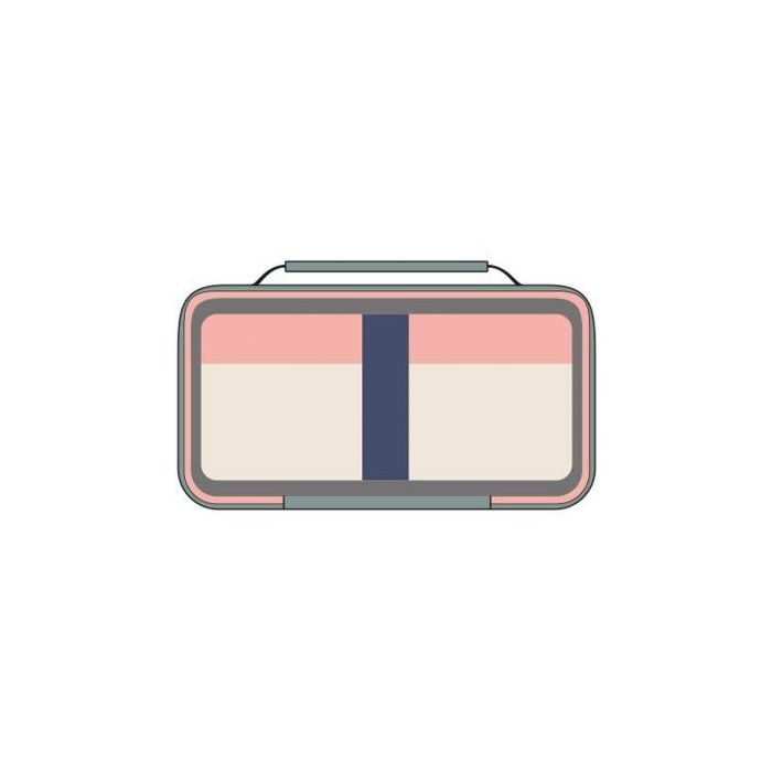NEVERA / BOLSA ISOTERMICA PORTA ALIMENTOS MILÁN TERRAZO GREEN COLOR VERDE Y ROSA - 1 RECIPIENTE - CAPACIDAD 1.5L - BOLSILLO INTERIOR CON CREMALLERA 2 NEVERA / BOLSA ISOTERMICA PORTA ALIMENTOS MILÁN TERRAZO GREEN COLOR VERDE Y ROSA - 1 RECIPIENTE - CAPACIDAD 1.5L - BOLSILLO INTERIOR CON CREMALLERA 2