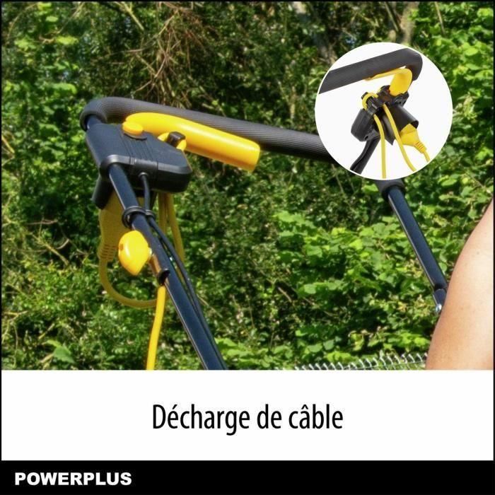 Cortacésped eléctrico - POWERPLUS - POWEG62203 - 1000 W - 320 mm Ø - Con recogida y expulsión trasera 5 Cortacésped eléctrico - POWERPLUS - POWEG62203 - 1000 W - 320 mm Ø - Con recogida y expulsión trasera 5