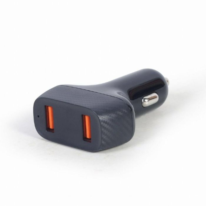 Cargador de Pared GEMBIRD TA-U2QC3-CAR-01 Negro Cargador de Pared GEMBIRD TA-U2QC3-CAR-01 Negro
