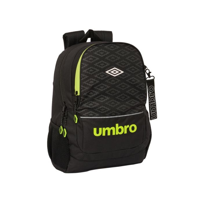 Mochila Escolar Umbro Lima Negro 32 x 44 x 16 cm