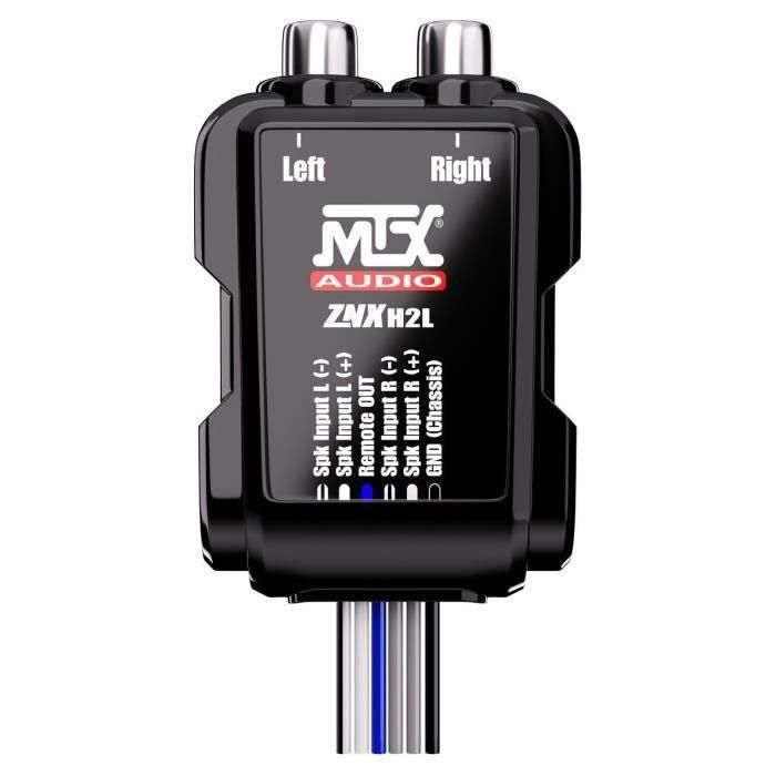 MTX AUDIO Adaptador Cables de Altavoz a RCA de 8 V con Salida "Remota" MTX0715442143962