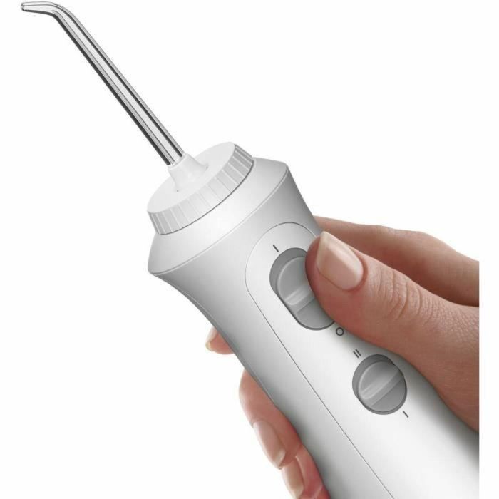 Jet Dental - WATERPIK - WF-13 Perla - Blanco - Inalámbrico - Recargable - 2 Niveles de Presión - 4 Puntas 4