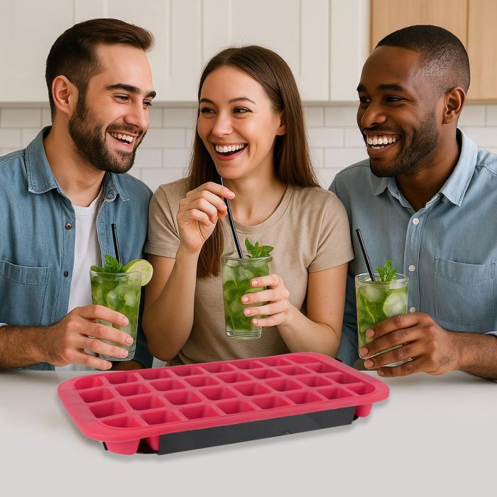 Cook Concept Molde para 32 Cubitos de Hielo con Soporte Cook Concept Cocktail Lounge 1