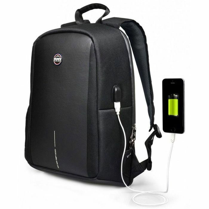 Mochila para Portátil Port Designs Negro 30