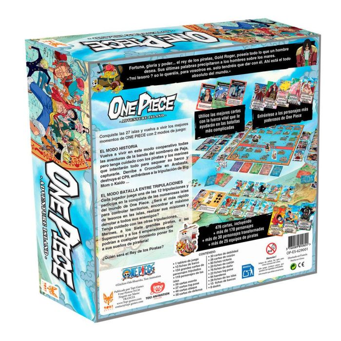 Juego de mesa Isla de Aventuras One Piece español 1