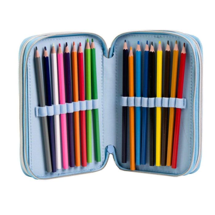 Cerdá Plumier Estuche Escolar Frozen con Accesorios Giotto, Azul Oscuro 12.5x6.5x19.5cm, Edad 3+ Años 2 Cerdá Plumier Estuche Escolar Frozen con Accesorios Giotto, Azul Oscuro 12.5x6.5x19.5cm, Edad 3+ Años 2