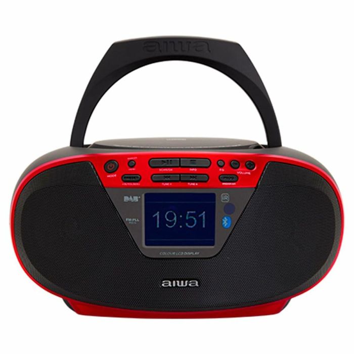 Radio CD MP3 Aiwa BBTU500DAB/RD Rojo FM 0 Radio CD MP3 Aiwa BBTU500DAB/RD Rojo FM 0