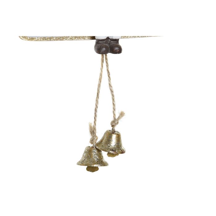 DKD Home Decor Decoracion Colgante Navidad Surtido Figuras Blanco Dorado Madera Set 6 Unidades (Arbol, Muñeco Nieve, Papa Noel, Reno) 2 DKD Home Decor Decoracion Colgante Navidad Surtido Figuras Blanco Dorado Madera Set 6 Unidades (Arbol, Muñeco Nieve, Papa Noel, Reno) 2