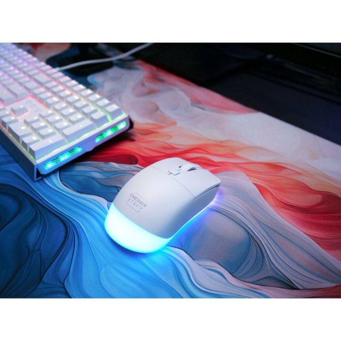 Cherry XTRFY M50 WIRELESS Ratón Inalámbrico para Juegos Bluetooth y 2,4 GHz - Blanco 4