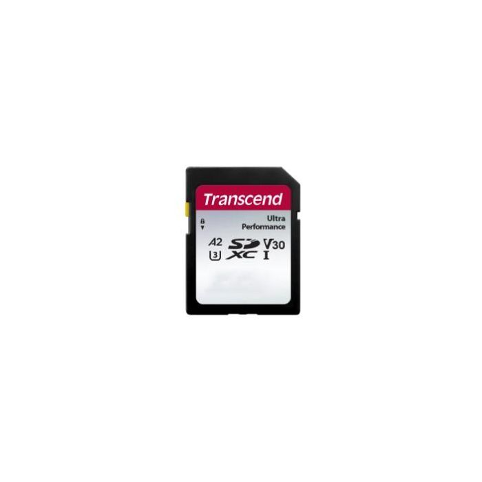 Transcend SDXC SDC340S 128GB Tarjeta de Memoria UHS-I Clase 3 (U3) V30 A2, Velocidad 160/90 MB/s