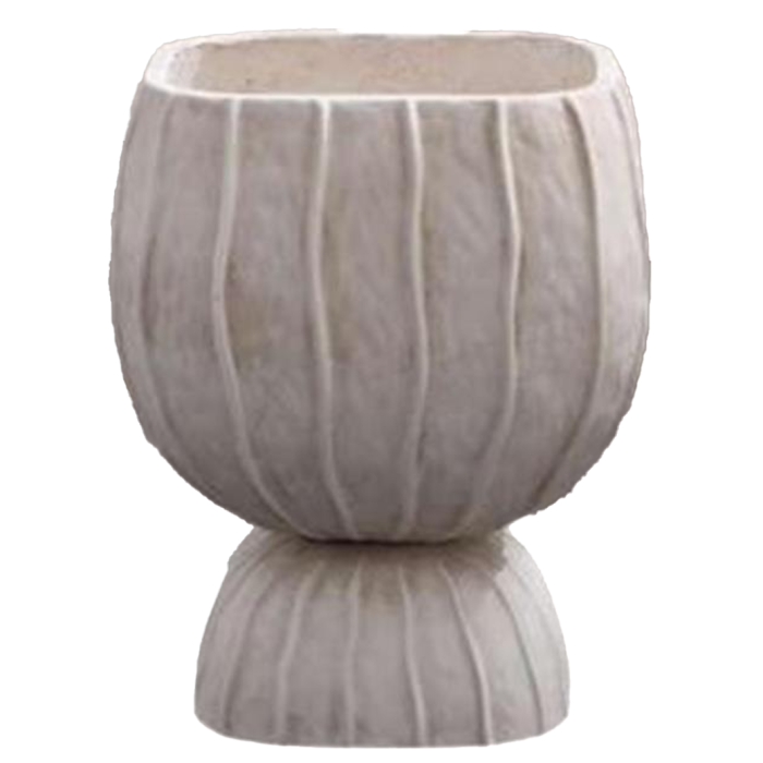 Macetero Moderno DKD Home Decor Crudo 35 x 45 x 35 cm Macetero Moderno DKD Home Decor Crudo 35 x 45 x 35 cm