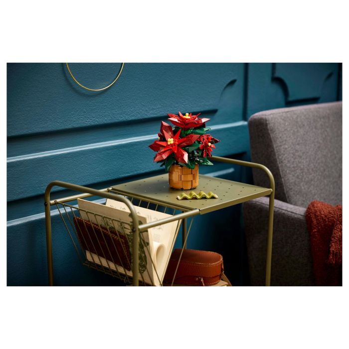 LEGO 10370 Icons Flor de Pascua, Juego Construcción 608 Piezas, 18+ Años 22