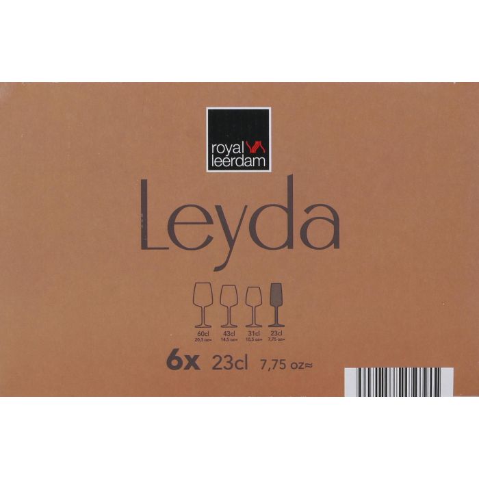 Royal Leerdam Set 6 Copas de Champagne Leyda 23 cl 3