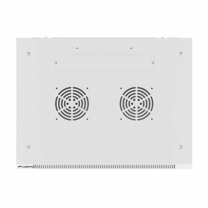 Lanberg WF01-6409-10S Armario Rack Bastidor de Pared de 9U con Carga Máxima de 60 kg, Color Gris 5