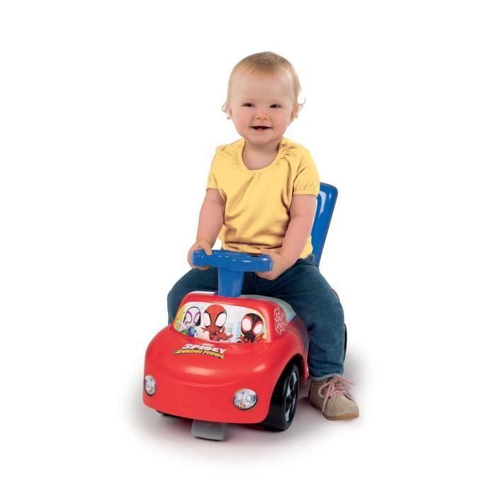 Smoby - Spydey Auto Carrier - Función Trotteur - Volante de dirección de dirección 1 Smoby - Spydey Auto Carrier - Función Trotteur - Volante de dirección de dirección 1