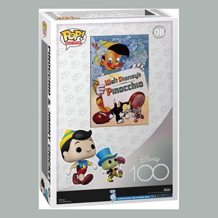 Funko Pop Vinilo Movie Poster Disney Pinocchio - Figura de 9 cm 2 Funko Pop Vinilo Movie Poster Disney Pinocchio - Figura de 9 cm 2