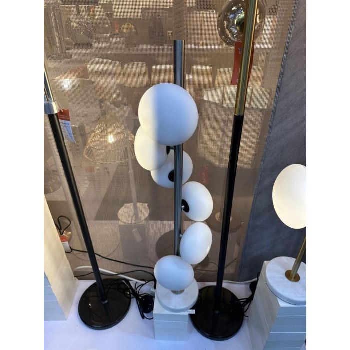 DKD Home Decor Lámpara Pie Moderno 20 x 81 x 20 cm Mármol Cristal 3