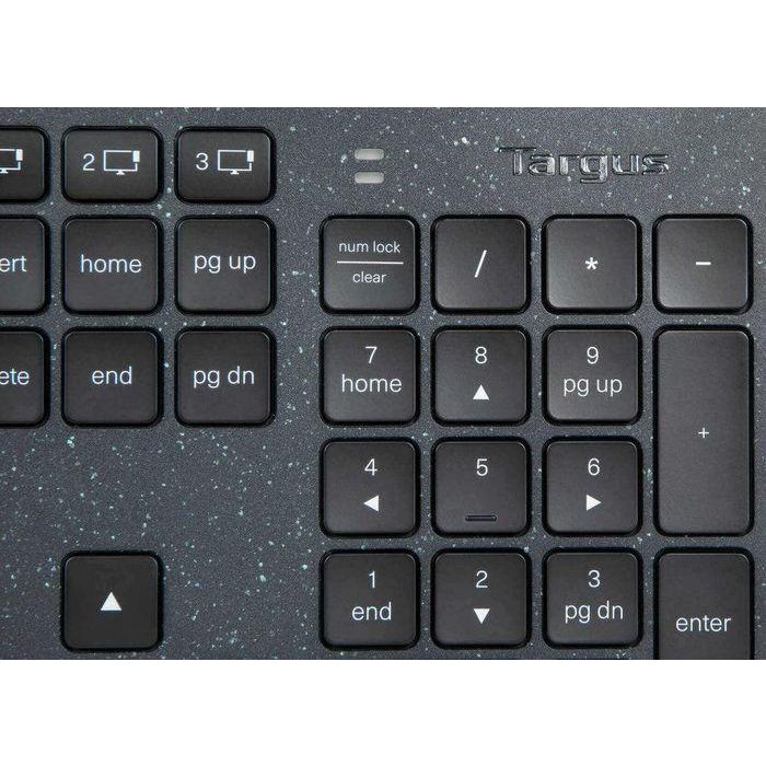Targus EcoSmart™ Energy Harvesting Keyboard, Bluetooth 5.0 BLE 5