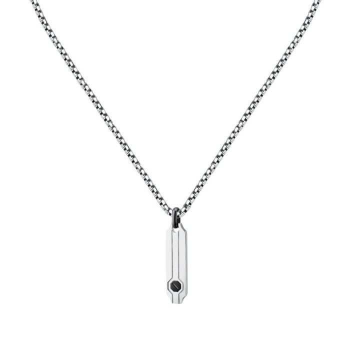 Collar Hombre Sector SZS124 Plateado